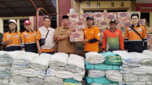 5.000 Karung dan Bantuan Logistik Disalurkan Baznas Bantu Warga Muaragembong Terdampak Banjir Rob