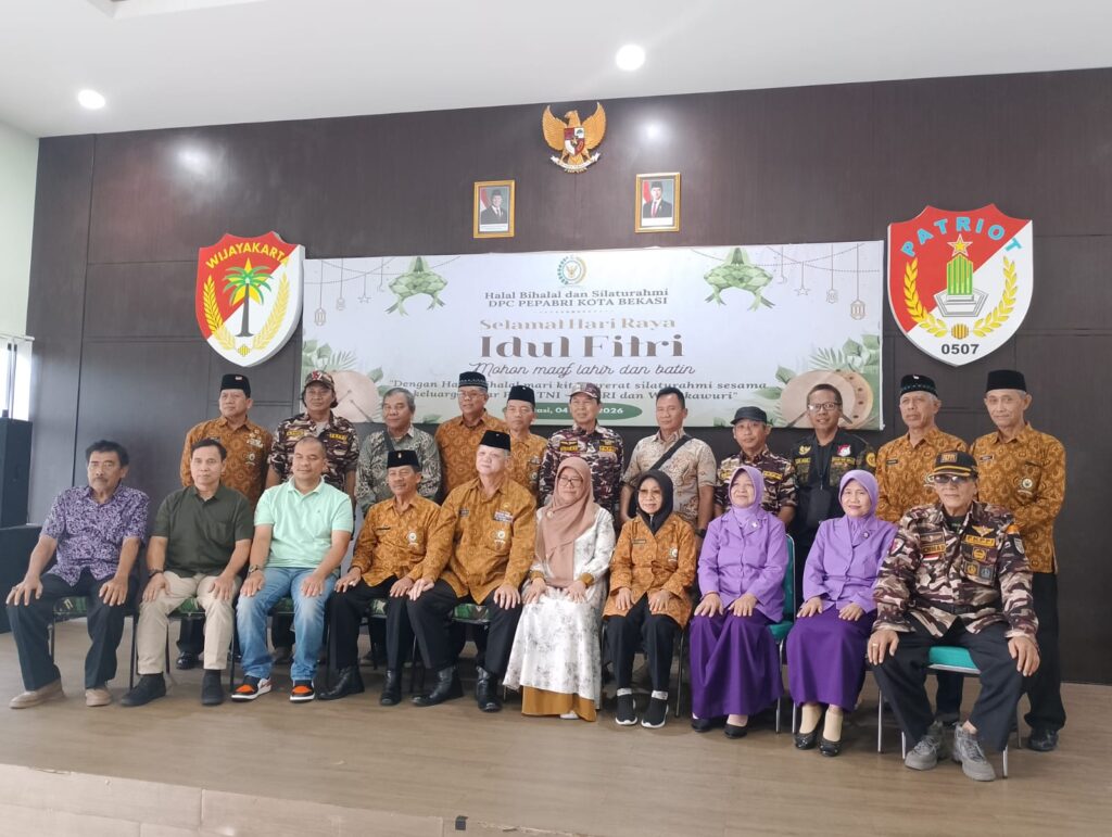 Brigade Anak Serdadu Bekasi Raya Hadiri Halal bi Halal Bersama Ratusan Purnawirawan (PEPABRI BEKASI)