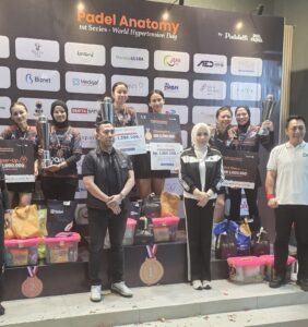 Ketua Gekrafs Kota Bekasi Dan Ketua Fraksi Gerindra DPRD Hadiri Turnamen Padel Anatomy